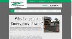 Desktop Screenshot of longislandemergencypower.com