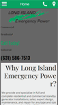 Mobile Screenshot of longislandemergencypower.com